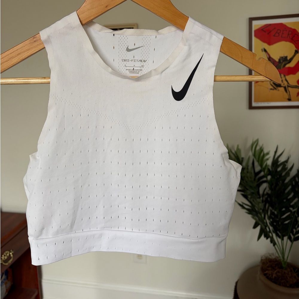 Nike Women's White Crop Top